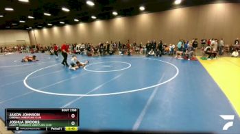 97 lbs Cons. Semi - Jaxon Johnson, Cardinal Wrestling Club vs Joshua Brooks, Liberty Warriors Wrestling Club