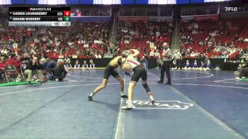3A-126 lbs Cons. Round 3 - Grahm Burkert, Cedar Rapids Kennedy vs Caiden Lounsberry, Cedar Falls