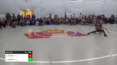 90 lbs Round Of 16 - Ethan Ritchey, York vs Carter Shaffer, Hanover