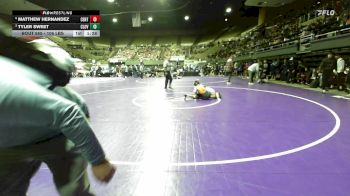 106 lbs Quarterfinal - Matthew Hernandez, Central vs Tyler Sweet, Clovis North
