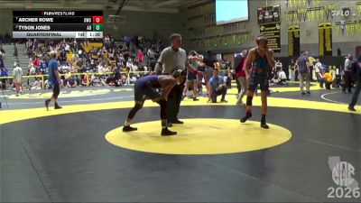 128 lbs Quarterfinal - Archer Rowe, Durham Wrestling Club vs Tyson Jones, Alpha Dawg