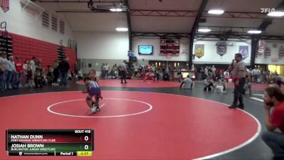 Semifinal - Josiah Brown, Burlington Junior Wrestling vs Nathan Dunn, Fort Madison Wrestling Club