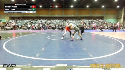 135 lbs Consi Of 32 #2 - Jayden Perez, Turlock Wrestling vs Acen Clark, Klamath Basin Warriors