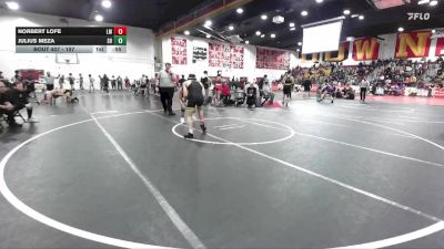 157 lbs Cons. Round 2 - Norbert Lofe, La Mirada vs Julius Meza, South Hills