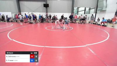 54 kg Rr Rnd 2 - Nick Salmone, Shenandoah Valley Wrestling Club vs Stryker Fraser, USAW Maine