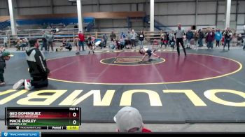 40-42 lbs Round 2 - Geo Dominguez, Idaho Gold Wrestling vs Macie Ensley, Homedale WC