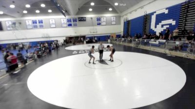 113 lbs Champ. Round 1 - Andrew Reyes Jr., Team Thunder vs Isaac Carrera, La Quinta High School