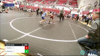 55 lbs Quarterfinal - Jason Easley, Choctaw Ironman Youth Wrestling vs Beau Bloyed, Carl Albert