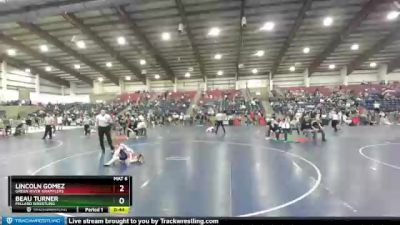 59 lbs Quarterfinal - Lincoln Gomez, Green River Grapplers vs Beau Turner, Millard Wrestling