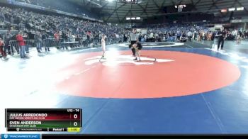 74 lbs Cons. Round 4 - Julius Arredondo, Mat Demon Wrestling Club vs Sven Anderson, Stevenson Mat Club