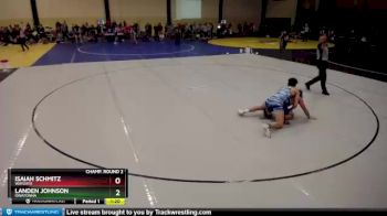 160 lbs Champ. Round 2 - Landen Johnson, Owatonna vs Isaiah Schmitz, Wayzata