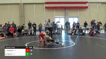 65 lbs Quarterfinal - Laz McEwen, Junior Terps ES vs Bryan Agulis, Edge ES