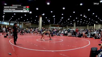 85 lbs 4th Wrestleback (16 Team) - Maddie Rodriguez, AR-15 Pink vs Layla Van Cura, Don`t Be Jelly