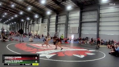 152 lbs Quarters - Veronica Madrid, Black Mambas vs Madalyn Sokolski, Girls With Grit Blue