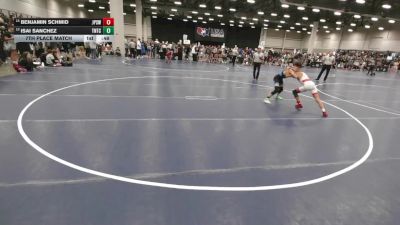 105 lbs 7th Place Match - Isai Sanchez, Team Nazar Training Center vs Benjamin Schmid, Jack Pine Savage Wrestling