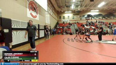 106 lbs 1st Place Match - Domanic Jaworsky, Toro World Club vs Caleb Clemans, FordDynastyWrestlingClub