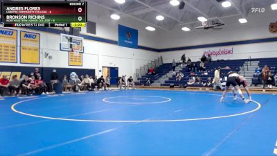 141 lbs Round 2 (6 Team) - Andres Flores, Labette Community College vs Bronson Richins, Northeastern Junior College