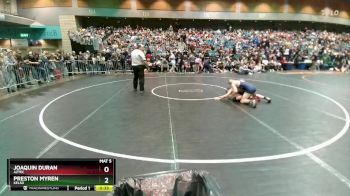 113 lbs Cons. Round 2 - Preston Myren, Kelso vs Joaquin Duran, Aztec