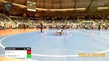 49 lbs Quarterfinal - Steven Ortiz, SoCal Hammers vs Sawyer Wankowski, Fort Zumwalt