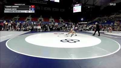 132 lbs Cons. Rd Of 16 - Gavin Landers, IA vs Gunnar Ortiz, AZ