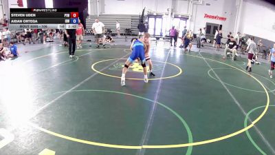 106 lbs Cons. Semis - Steven Uden, Patton Trained WC vs Aidan Ortega, Izzy Style Wrestling