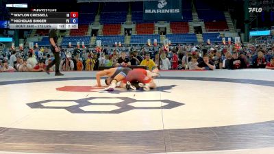 175 lbs Semis - Waylon Cressell, IN vs Nicholas Singer, PA