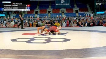 175 lbs Semis - Waylon Cressell, IN vs Nicholas Singer, PA