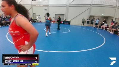 180 lbs Round 3 (8 Team) - Halle Spears, Michigan vs Faith Macharia, Texas Red