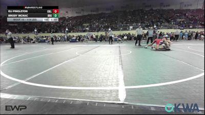 119 lbs Round Of 16 - Eli Pingleton, Collinsville Cardinal Youth Wrestling vs Brody Mcnac, Bristow Elementary Wrestling Club