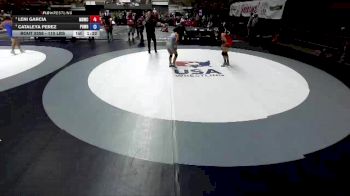 110 lbs Cons. Round 2 - Leni Garcia, Mad Dawg Wrestling Club vs Cataleya Perez, Poway Wrestling