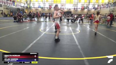 108 lbs Semifinal - Rylen Hanson, Caveman Wrestling vs Dracyn Morgan, Iowa