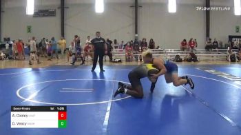 Semifinal - Aiden Cooley, Unattached vs De'Alcapon Veazy, Warrior Elite WC