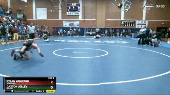 106 lbs 5th Place Match - DAXTON JOLLEY, Payson vs Rylan Winward, Box Elder