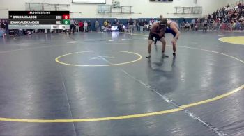 157 lbs Cons. Round 2 - Izaak Alexander, Nelson vs Bradan Lasse, Grant