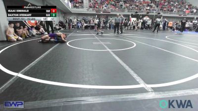 76 lbs Consolation - Isaac Emerald, Raw Wrestling Club vs Daxton Stewart, Vian Wrestling Club