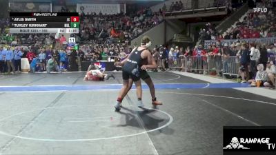 165 lbs Quarterfinal - Tuxley Kirkhart, Mulvane vs Atlis Smith, Junction City