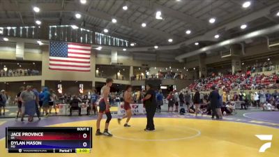 145 lbs Champ. Round 1 - Jace Province, OK vs Dylan Mason, MO