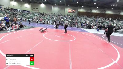 74 lbs Round Of 16 - Redek Voss, Roseburg Mat Club vs Weston Cormany, NorCal Elite