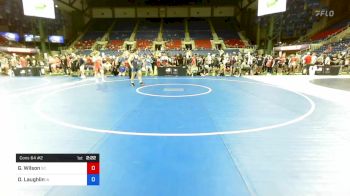 160 lbs Cons 64 #2 - Gavin Wilson, South Carolina vs Owen Laughlin, Iowa