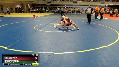 125 lbs Cons. Round 1 - Carter Shea, Dover-Eyota vs Brody Stinson, Sibley East