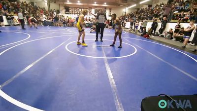 110 lbs Quarterfinal - Braxton Jones, Pin-King All Stars vs Liam Chism, Coweta Tiger Wrestling