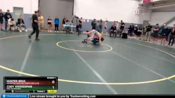138 lbs Round 1 - Hunter Bras, SOLDOTNA WHALERS WRESTLING CLUB vs Cody VanSiegman, Mat-Su Matmen