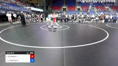 126 lbs Cons 16 #1 - Noah Rankin, VA vs Lucas Kaufman, KS