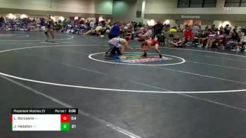 106 lbs Placement Matches (16 Team) - Logan Borcsane, Bandits vs Jude Heaston, Indiana Smackdown Black