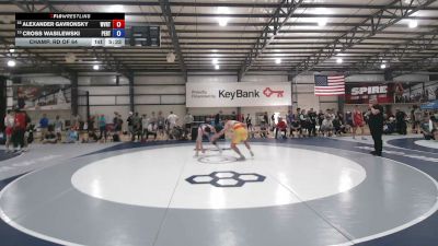 74 kg Champ. Rd Of 64 - Alexander Gavronsky, West Virginia Regional Training Center vs Cross Wasilewski, Pennsylvania RTC