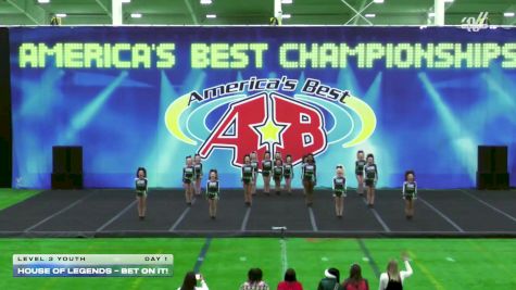 House of Legends - BET ON IT [2025 L3 Youth Day 1] 2025 America's Best Indy Challenge