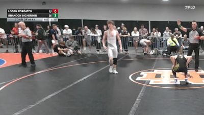 113 lbs Consi Of 64 #2 - Logan Forgatch, NJ vs Brandon Bickerton, OH
