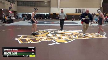 125 lbs Cons. Semi - Edward Alizio, Case Western Reserve vs Evan Whiteside, Thiel College