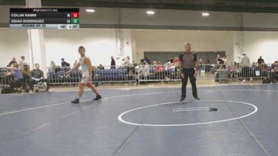 165 lbs Round Of 32 - Collin Hamm, WI vs Jisias Rodriguez, CA