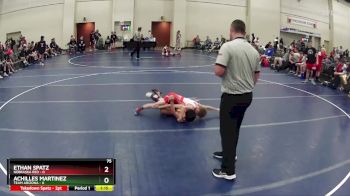 75 lbs Round 2 (6 Team) - Ethan Spatz, Nebraska Red vs Achilles Martinez, Team Arizona